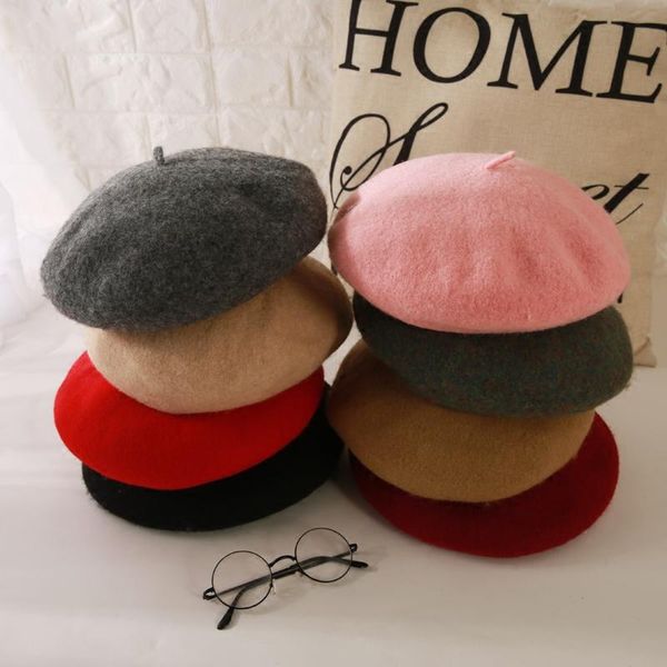 berets women soft solid candy color wool caps female girls fashion winter warm comfortable felt hats casquette gorros, Blue;gray
berets women soft solid candy color wool caps female girls fashion winter warm comfortable felt hats casquette gorros, Blue;gray
