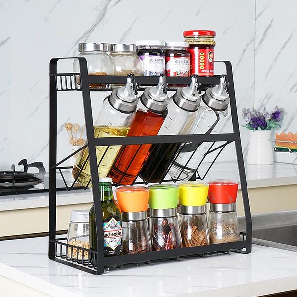 creative seasoning rack kitchen storage black three-layer sauce bottle bottles & jars
creative seasoning rack kitchen storage black three-layer sauce bottle bottles & jars