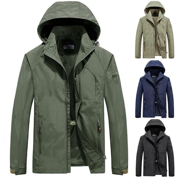 men's jackets autumn bomber jacket male casual outdoor overcoat hooded coats fashion slim fit breathable mens clothing, Black;brown
men's jackets autumn bomber jacket male casual outdoor overcoat hooded coats fashion slim fit breathable mens clothing, Black;brown