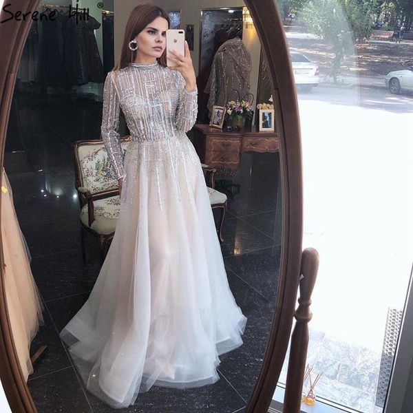 party dresses serene hill beading muslim long sleeeves high co silver luxury evening gowns 2021 a-line crystal for women la70514, White;black
party dresses serene hill beading muslim long sleeeves high co silver luxury evening gowns 2021 a-line crystal for women la70514, White;black