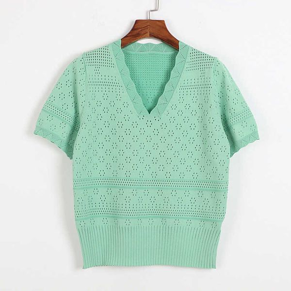 women's sweaters summer style v-neck hollow thin knit pullover short-sleeved t-shirt sweater oic6, White;black
women's sweaters summer style v-neck hollow thin knit pullover short-sleeved t-shirt sweater oic6, White;black