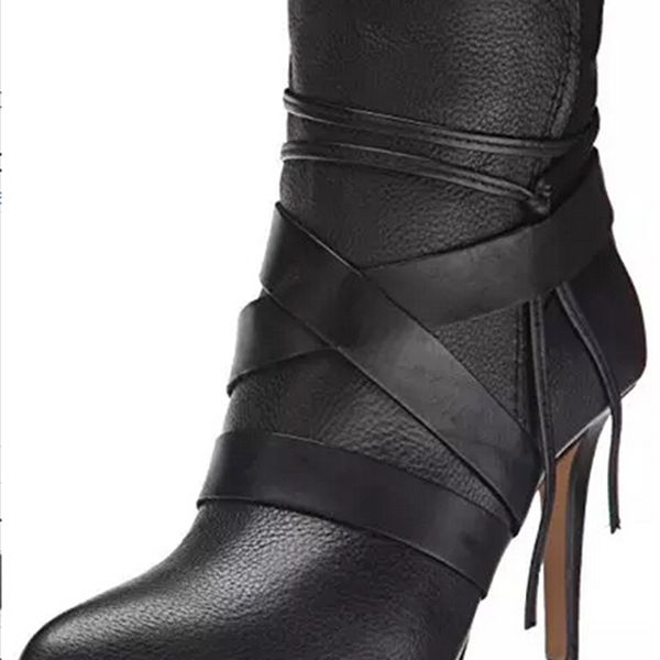 boot high heels women in short leather black wrap winter shoes woman lasso-up ankle bootie shi
boot high heels women in short leather black wrap winter shoes woman lasso-up ankle bootie shi