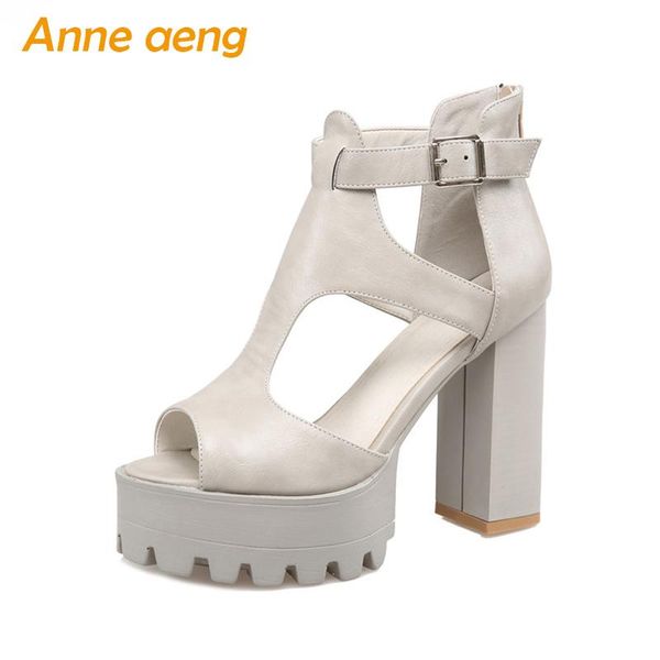 summer women sandals high square heel with platform buckle zip lady gladiator mature black white round toe peep shoes
summer women sandals high square heel with platform buckle zip lady gladiator mature black white round toe peep shoes