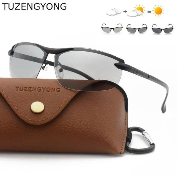 sunglasses tuzengyong alloy rimless pochromic men polarized day night driving glasses chameleon anti-glare gafas de sol, White;black
sunglasses tuzengyong alloy rimless pochromic men polarized day night driving glasses chameleon anti-glare gafas de sol, White;black