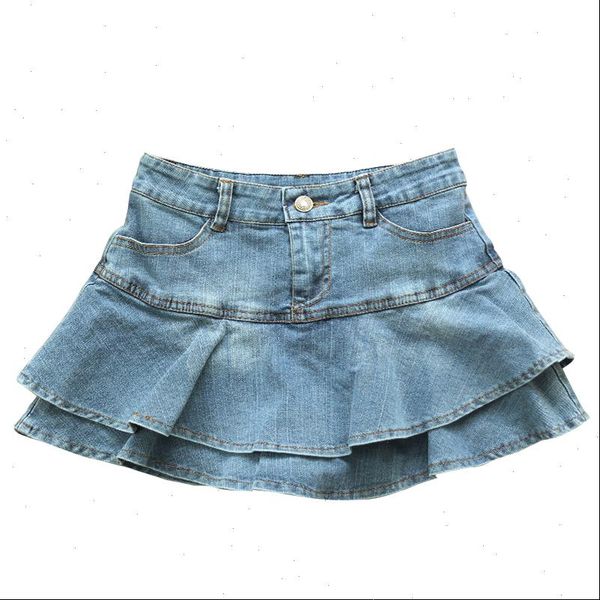 summer low waist womens skirt a line denim women pleated mini jeans skirts korean style casual faldas, Black 
summer low waist womens skirt a line denim women pleated mini jeans skirts korean style casual faldas, Black