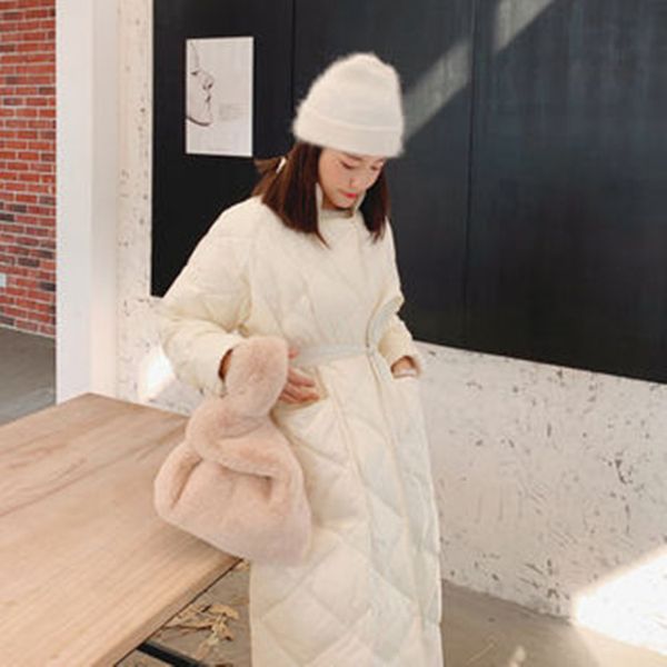 down cotton padded jacket women's 2021 winter new korean version has a thin temperament, stand collar, medium and long knee length jack, Black
down cotton padded jacket women's 2021 winter new korean version has a thin temperament, stand collar, medium and long knee length jack, Black