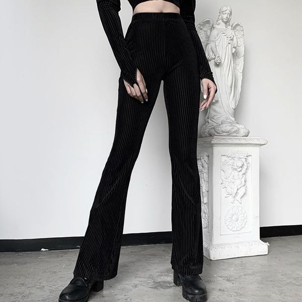 women's pants & capris 2021 autumn women flare fashion black high-waist elastic waist female gothic skinny long, Black;white
women's pants & capris 2021 autumn women flare fashion black high-waist elastic waist female gothic skinny long, Black;white