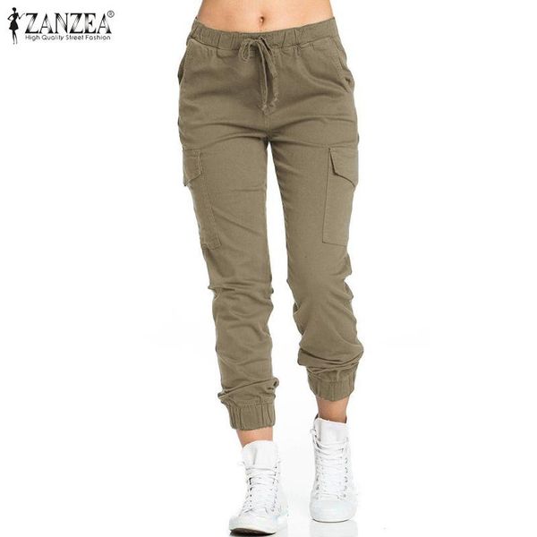 women's pants & capris 2021 fashion women solid zanzea ladies office work long trousers female casual pantalon loose pockets streetwear, Black;white
women's pants & capris 2021 fashion women solid zanzea ladies office work long trousers female casual pantalon loose pockets streetwear, Black;white