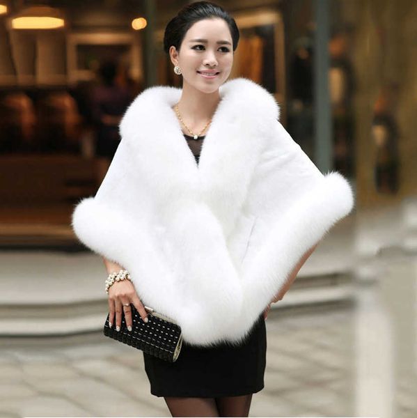 shzq women genuine rabbit fur shawls with real fox fur collar trim luxury weeding wrap cape winter warm thick female muffler out h0923, Silver
shzq women genuine rabbit fur shawls with real fox fur collar trim luxury weeding wrap cape winter warm thick female muffler out h0923, Silver