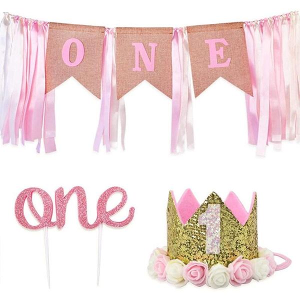 party decoration birthday cloth art pull flag crown theme props 
party decoration birthday cloth art pull flag crown theme props