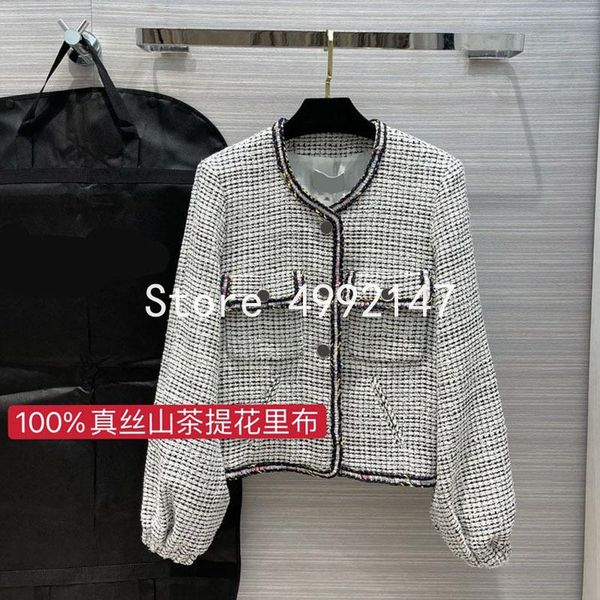 printed silk lining high end 2021 women white black plaid lantern sleeve tweed coats o-neck single breasted short jackets s279 women's, Black;brown
printed silk lining high end 2021 women white black plaid lantern sleeve tweed coats o-neck single breasted short jackets s279 women's, Black;brown