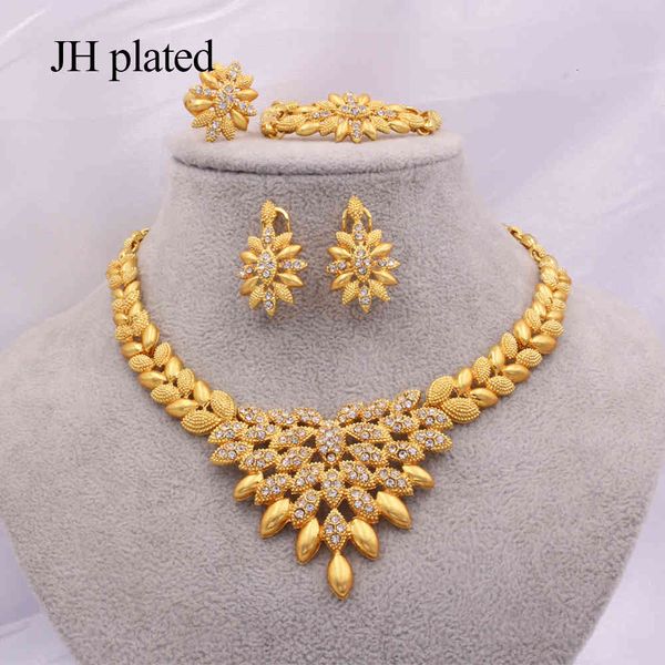 jewelry sets nigeria 24k gold color for women luxury necklace earrings bracelet ring india african wedding gifts ethiopia set, Black
jewelry sets nigeria 24k gold color for women luxury necklace earrings bracelet ring india african wedding gifts ethiopia set, Black