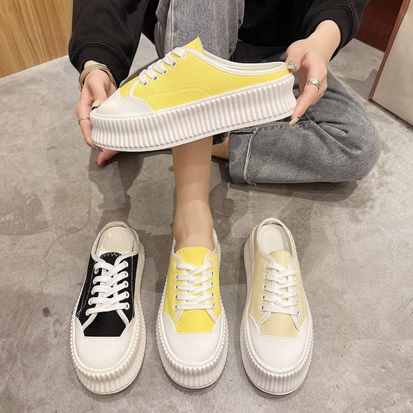 slippers female shoes casual cover toe slides platform loafers med 2021 luxury flat fashion bonded leather canvas fabric rubber, Black
slippers female shoes casual cover toe slides platform loafers med 2021 luxury flat fashion bonded leather canvas fabric rubber, Black