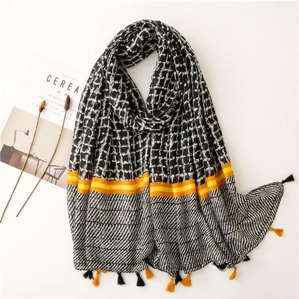scarves fashion women cotton scarf plaid tassel beach hijab shawls and wraps female foulards echarpe muslim headband bufandas sjaal, Blue;gray
scarves fashion women cotton scarf plaid tassel beach hijab shawls and wraps female foulards echarpe muslim headband bufandas sjaal, Blue;gray