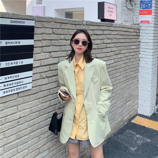 women's suits & blazers 2021 spring autumn womens korean fashion loose leisure blazer office lady single-breasted notched solid, White;black
women's suits & blazers 2021 spring autumn womens korean fashion loose leisure blazer office lady single-breasted notched solid, White;black