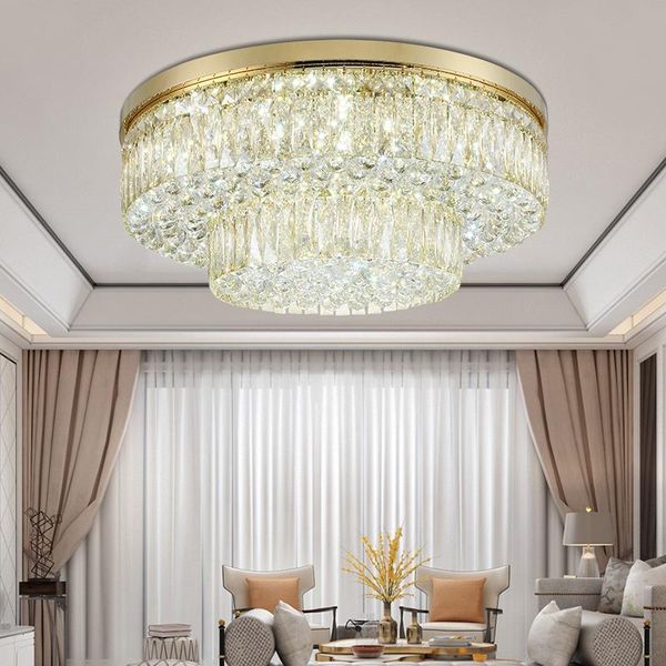 ceiling lights postmodern luxury crystal light round gold stainless steel led lighting living room dining bedroom lamps fixtures
ceiling lights postmodern luxury crystal light round gold stainless steel led lighting living room dining bedroom lamps fixtures