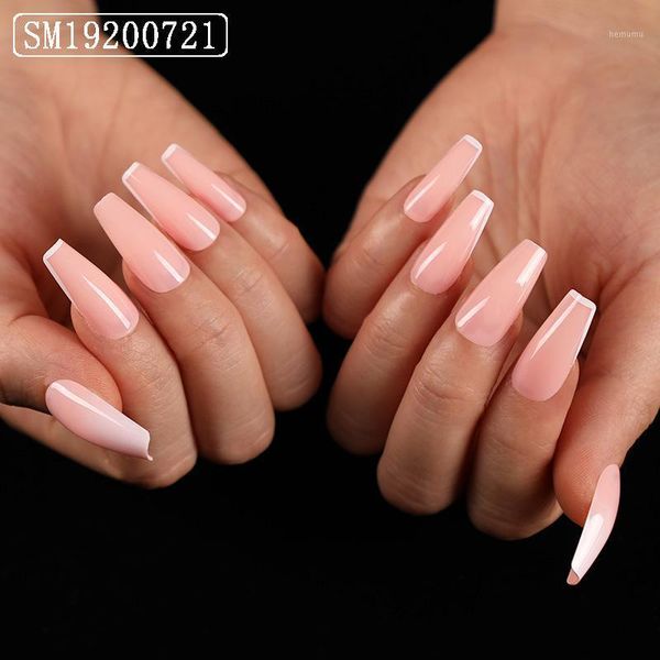 24pcs/box wearable flower long ballerina full cover nail art gradient french finger fake nails butterfly decor manicure1, Red;gold
24pcs/box wearable flower long ballerina full cover nail art gradient french finger fake nails butterfly decor manicure1, Red;gold