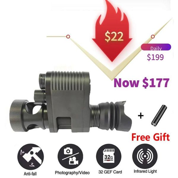 telescope & binoculars shockproof megaorei3 night vision device 720p record camera infrared professional monocular outdoor huntin
telescope & binoculars shockproof megaorei3 night vision device 720p record camera infrared professional monocular outdoor huntin