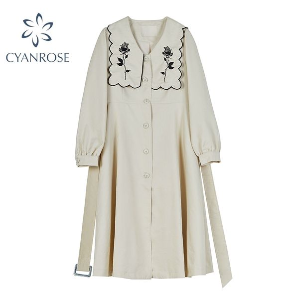 women's trench coat long loose autumn winter casual elegant ol temperament leisure ladies outwear female oversize warm trench 210417, Tan;black
women's trench coat long loose autumn winter casual elegant ol temperament leisure ladies outwear female oversize warm trench 210417, Tan;black