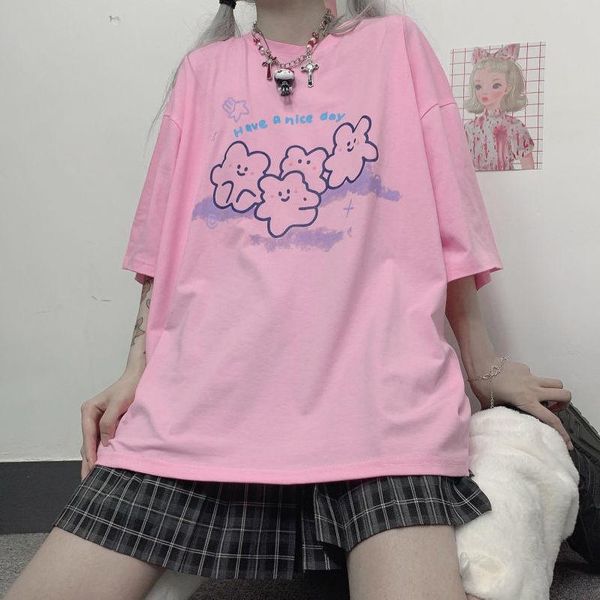 women's t-shirt amine death bear print t shirt cool white clothes streetwear girls funny tees summer loose high street females
women's t-shirt amine death bear print t shirt cool white clothes streetwear girls funny tees summer loose high street females