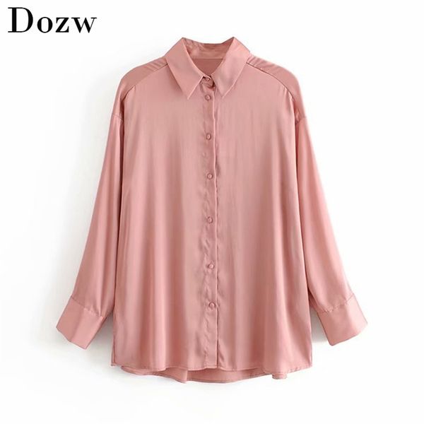 chi women solid satin silk blouses long sleeve loose soft shirt vintage femme turn down collar elegant ladies office blouse 210515, White
chi women solid satin silk blouses long sleeve loose soft shirt vintage femme turn down collar elegant ladies office blouse 210515, White