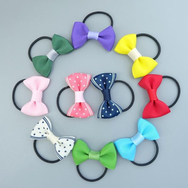 50/sets candy bow kids elastic hair bands girls princess headwear cute children ropes baby accessories headdress, Slivery;white
50/sets candy bow kids elastic hair bands girls princess headwear cute children ropes baby accessories headdress, Slivery;white