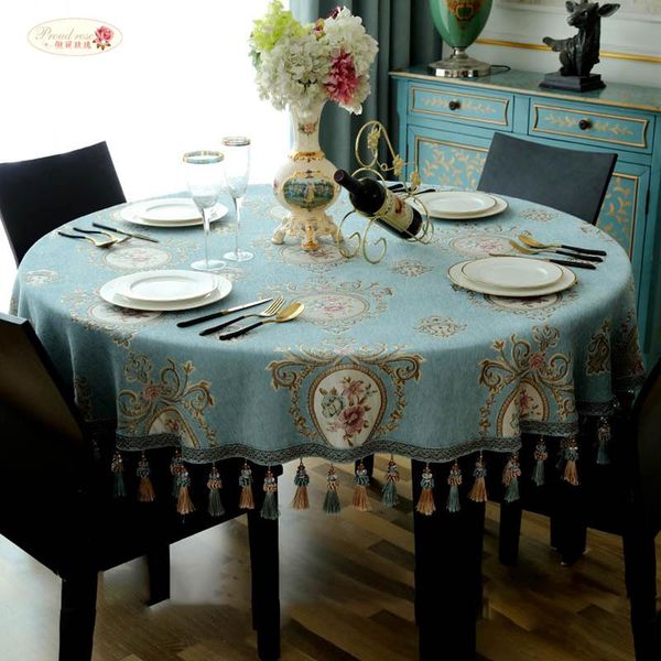 proud rose european thickened round table cloth neil jacquard tablecloth living room coffee cover tassel
proud rose european thickened round table cloth neil jacquard tablecloth living room coffee cover tassel
