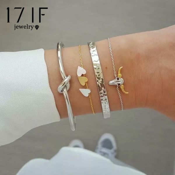 charm bracelets daxi 4 pcs/set bohemian knotted love heart chain opening multilayer silver color bracelet set women personality jewelry gift, Golden;silver
charm bracelets daxi 4 pcs/set bohemian knotted love heart chain opening multilayer silver color bracelet set women personality jewelry gift, Golden;silver