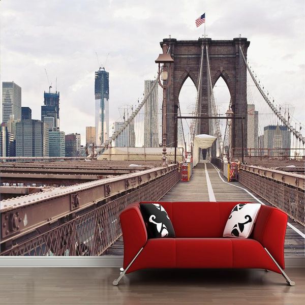 wallpapers mural wallpaper for living room wall decor3d stereo space sense york manhattan bridge city view pattern
wallpapers mural wallpaper for living room wall decor3d stereo space sense york manhattan bridge city view pattern