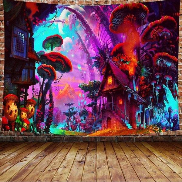 tapestries fairy tale fantasy mushroom tree house tapestry wall fabric living room dorm decoration red blue colorful plant carpet
tapestries fairy tale fantasy mushroom tree house tapestry wall fabric living room dorm decoration red blue colorful plant carpet