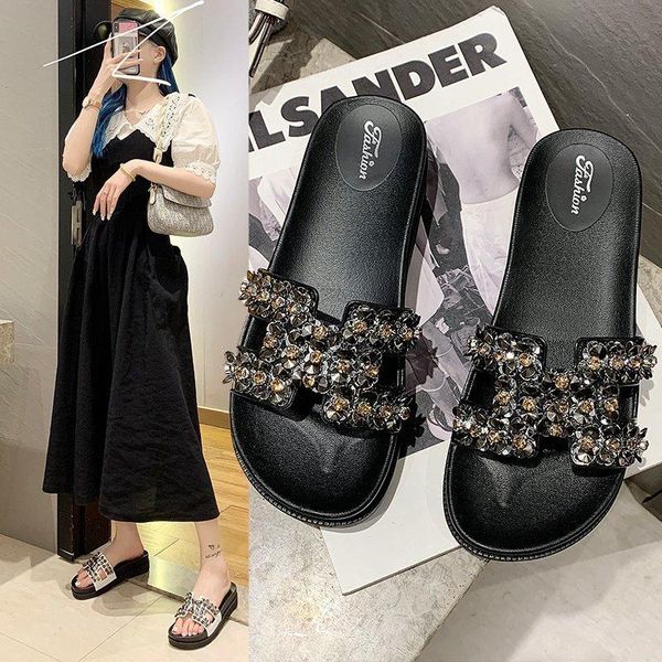 women summer fashion slippers slide sandals beach high heels shower thick soft sole ladies girls bathroom shoes bling rhinestone, Black
women summer fashion slippers slide sandals beach high heels shower thick soft sole ladies girls bathroom shoes bling rhinestone, Black