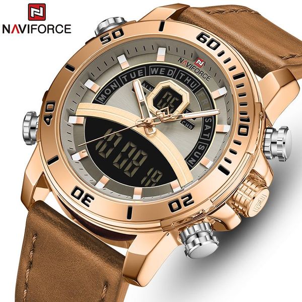 military watches men leather waterproof quartz wristwatch chronograph clock male fashion sports watch wristwatches, Slivery;brown
military watches men leather waterproof quartz wristwatch chronograph clock male fashion sports watch wristwatches, Slivery;brown