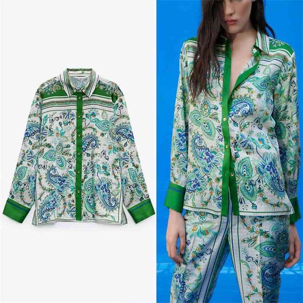 vintage floral print green shirt women long sleeve side vents summer shirts feminien fashion button up casual fit 210524, White
vintage floral print green shirt women long sleeve side vents summer shirts feminien fashion button up casual fit 210524, White