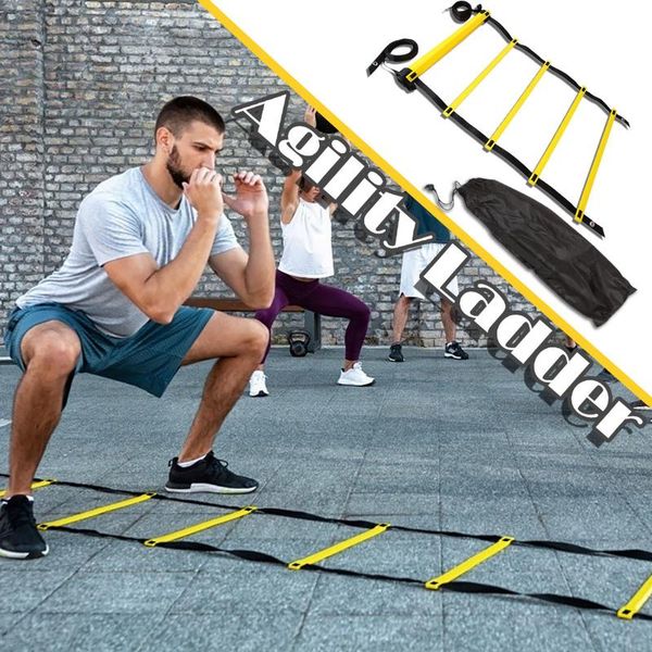 accessories 4-rung 2m agility ladder coordination for speed football soccer fitness feet training, yellow + black
accessories 4-rung 2m agility ladder coordination for speed football soccer fitness feet training, yellow + black