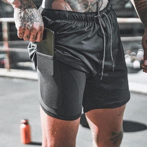 men's sports shorts muscle brothers fitness double layer stretch quick-drying casual large size pure color gym clothing, White;black
men's sports shorts muscle brothers fitness double layer stretch quick-drying casual large size pure color gym clothing, White;black