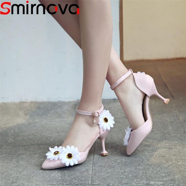 smirnova flower sweet ladies single shoes buckle spring summer woman elegant wedding high heels plus size dress, Black
smirnova flower sweet ladies single shoes buckle spring summer woman elegant wedding high heels plus size dress, Black