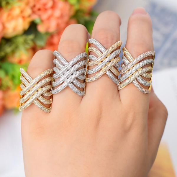 wedding rings kellybola charms women wide luxury geometry twist lines cubic zirconia finger for jewelry accessories, Slivery;golden
wedding rings kellybola charms women wide luxury geometry twist lines cubic zirconia finger for jewelry accessories, Slivery;golden