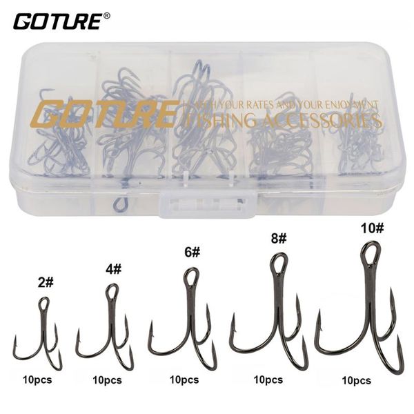 goture 50pcs/box fishing hook set high carbon steel fishhooks size 2/4/6/8/10# for carp japan hooks accessories
goture 50pcs/box fishing hook set high carbon steel fishhooks size 2/4/6/8/10# for carp japan hooks accessories