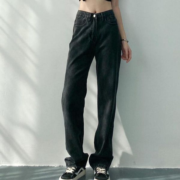 women's jeans shnsophi autumn 2021 vintage trousers woman high waisblack gray straight boyfriend ladies loose denim pants, Blue
women's jeans shnsophi autumn 2021 vintage trousers woman high waisblack gray straight boyfriend ladies loose denim pants, Blue