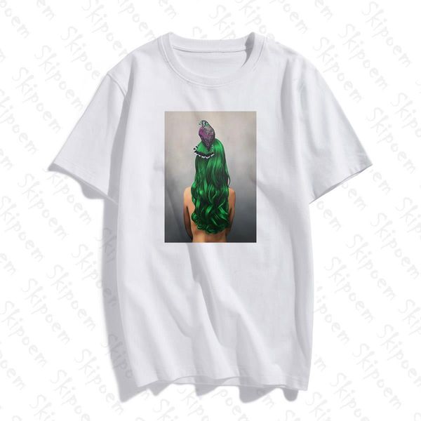 bird green hair nude womens cap sleeve girl aesthetic punk gothic korean style cotton plus size short tee shirt, White
bird green hair nude womens cap sleeve girl aesthetic punk gothic korean style cotton plus size short tee shirt, White