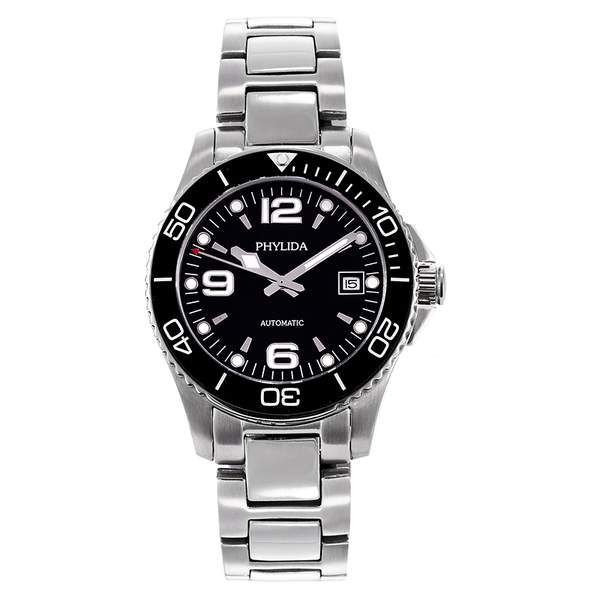 wristwatches di marca phylida cristallo zaffiro nero degli uomini orologio automatico a carica automatica movimento 40mm, Slivery;brown
wristwatches di marca phylida cristallo zaffiro nero degli uomini orologio automatico a carica automatica movimento 40mm, Slivery;brown