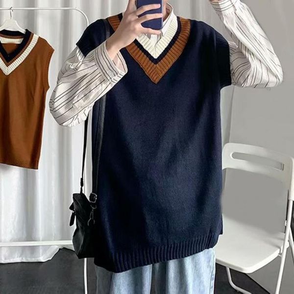 men's vests great student waistcoat v neck anti-shrink oversized quick dry, Black;white
men's vests great student waistcoat v neck anti-shrink oversized quick dry, Black;white