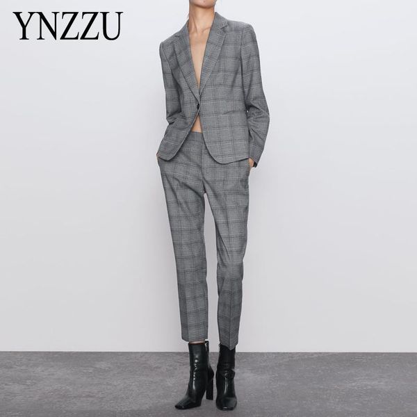 plaid blazer 2 piece set women 2021 spring autumn full sleeve blazers pencil pants suit office lady outfits ynzzu 9o177 women's two, White
plaid blazer 2 piece set women 2021 spring autumn full sleeve blazers pencil pants suit office lady outfits ynzzu 9o177 women's two, White