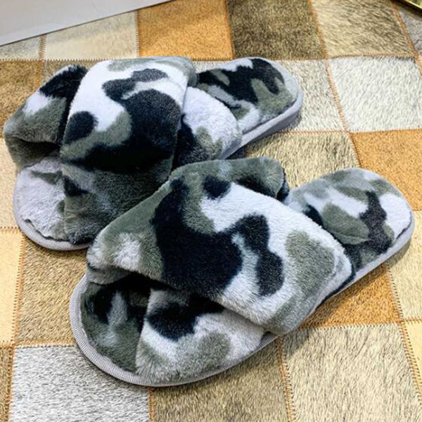 camouflage leopard print plush slippers casual flat non-slip home indoor cotton wild women's shoes sh593 210625, Black
camouflage leopard print plush slippers casual flat non-slip home indoor cotton wild women's shoes sh593 210625, Black