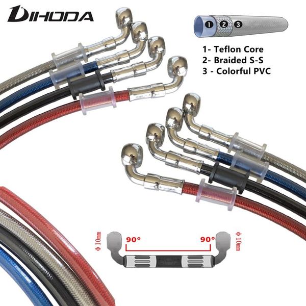 motorcycle brakes 400 to 2200mm 90°- 90° hydraulic reinforced brake hose oil line fit atv dirt pit racing bike braided
motorcycle brakes 400 to 2200mm 90°- 90° hydraulic reinforced brake hose oil line fit atv dirt pit racing bike braided