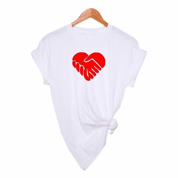 women's t-shirt fashion leisure short sleeve printing spring clothing pattern, White
women's t-shirt fashion leisure short sleeve printing spring clothing pattern, White