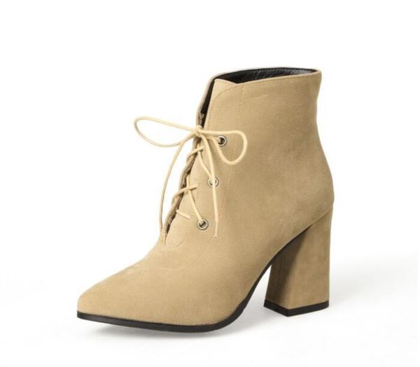 boots shoes woman ladies lace up size 26-62 sapato femenino winter pumps women chaussure femme ankle chunky high heels byb16151, Black
boots shoes woman ladies lace up size 26-62 sapato femenino winter pumps women chaussure femme ankle chunky high heels byb16151, Black