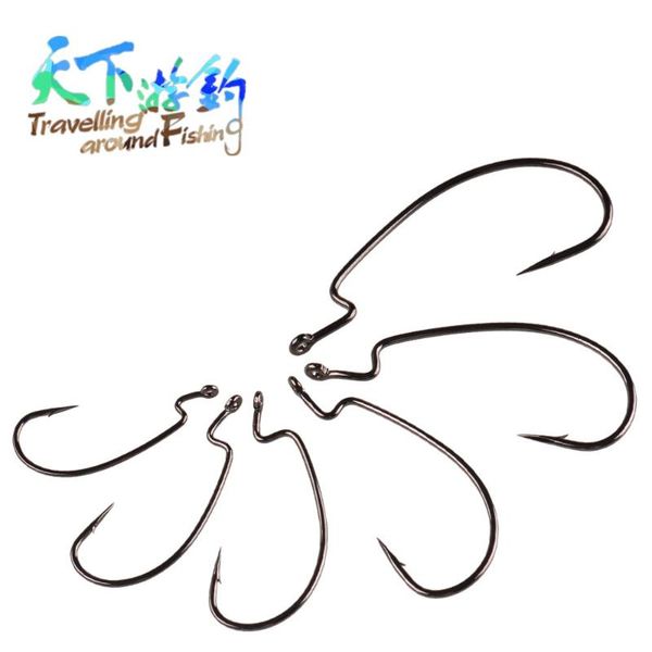fishing hooks taf 10pcs hook 1#,1/0#,2/0#,3/0#,4/0#,5/0# jig crank bass for soft bait black fish accessories
fishing hooks taf 10pcs hook 1#,1/0#,2/0#,3/0#,4/0#,5/0# jig crank bass for soft bait black fish accessories