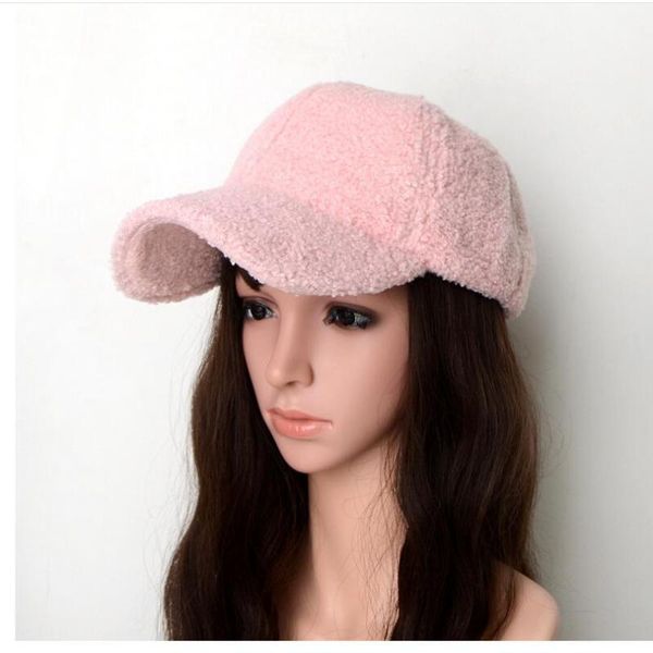 scarves lamb wool fur hat winter warm baseball men women korean version caps with brim, Blue;gray
scarves lamb wool fur hat winter warm baseball men women korean version caps with brim, Blue;gray