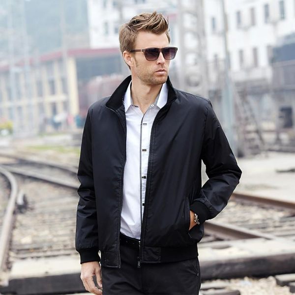men's jackets business casual men's stand collar jacket autumn winter mature temperament solid zipper, Black;brown
men's jackets business casual men's stand collar jacket autumn winter mature temperament solid zipper, Black;brown